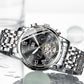 Men's Watches Automatic Mechanical Watch Male Dial Waterproof Stainless Steel Band Sports Watches