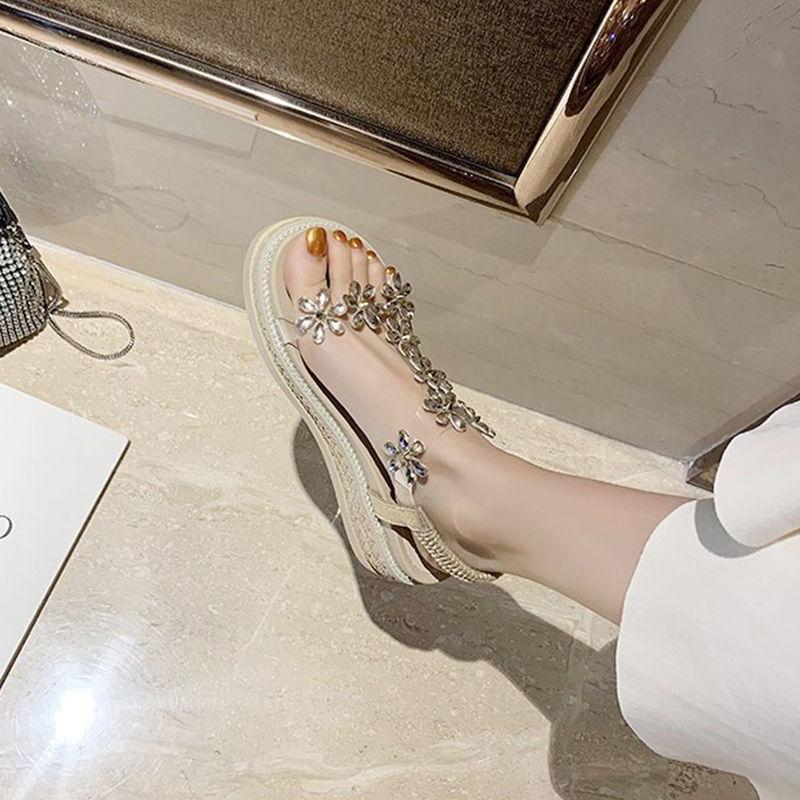 Women's Summer Sandals All-match Thick-soled Height-increasing Shoes Fashion Students Wear Sandals Outside