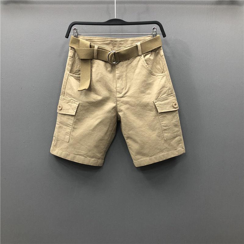 Women's Tooling Casual Shorts Summer High Waist Slimming Sports Loose Five-point Pants Women's Trend
