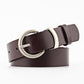 Belts women thin faux leather belt cummerbunds pin buckle casual waistband strap