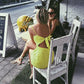 Summer Strap Beach Skirt Sexy Backless Bow A-line Dress Summer Casual Dress
