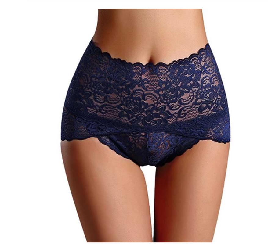 Women Sexy Panties Lace High Waist Brief Panties Knicker Underwear Plus Size