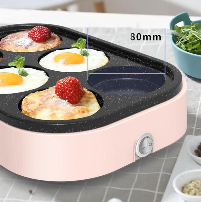 900W Frying Egg Machine Electric Bakeware Frying and Baking Machine Kitchen Supplies for Breakfast and Afternoon Tea