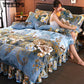 4pcs Home Bedding Sets Bed Linen Duvet Cover Flat Sheet Bedding Set Winter King Queen Bed Set