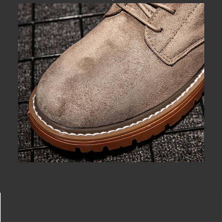 Fashion Autumn Winter High Help Martin Boots Men's Retro Casual Leather Men's Boots Tooling Boots