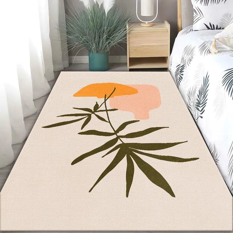 Modern Minimalist Carpet Bedroom Bedside Blanket Household Area Non-slip and Dirt-resistant Mat