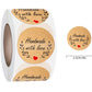 500pcs 4 Styles Thank You Sticker for Seal Labels Round Floral Multi Color Labels Sticker Handmade Offer Stationery Sticker