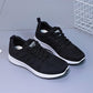 Summer Mesh Running Shoes Women's Shoes Students Breathable Sports Board Shoes Light Flat Bottom Travel Flying Woven Casual Shoes