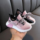 Baby toddler shoes 1-5 years old light sports shoes flying woven shoes children's soft bottom