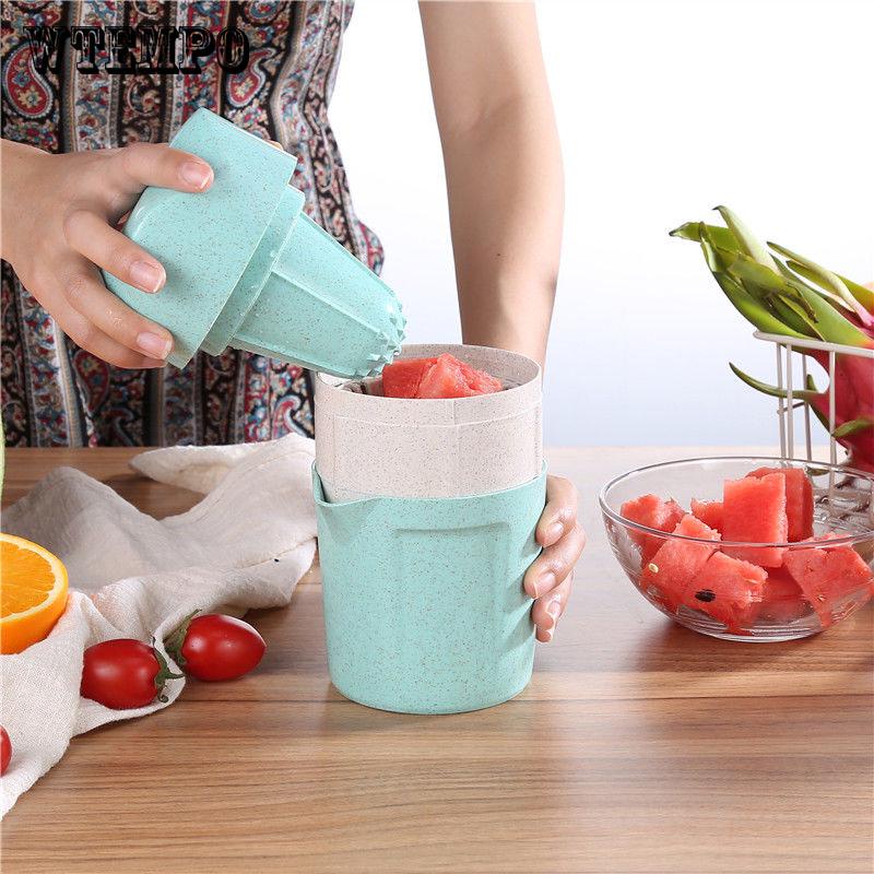 Brand Fruit Hometree Portable Manual Juicer Lemon Orange Juice Fruit Salad Bowl Kitchen