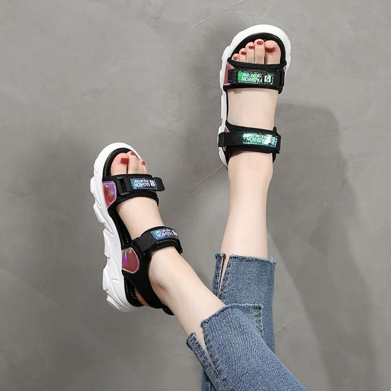 Summer Women's Soft-soled Sandals Sports Flat-soled Beach Women's Shoes