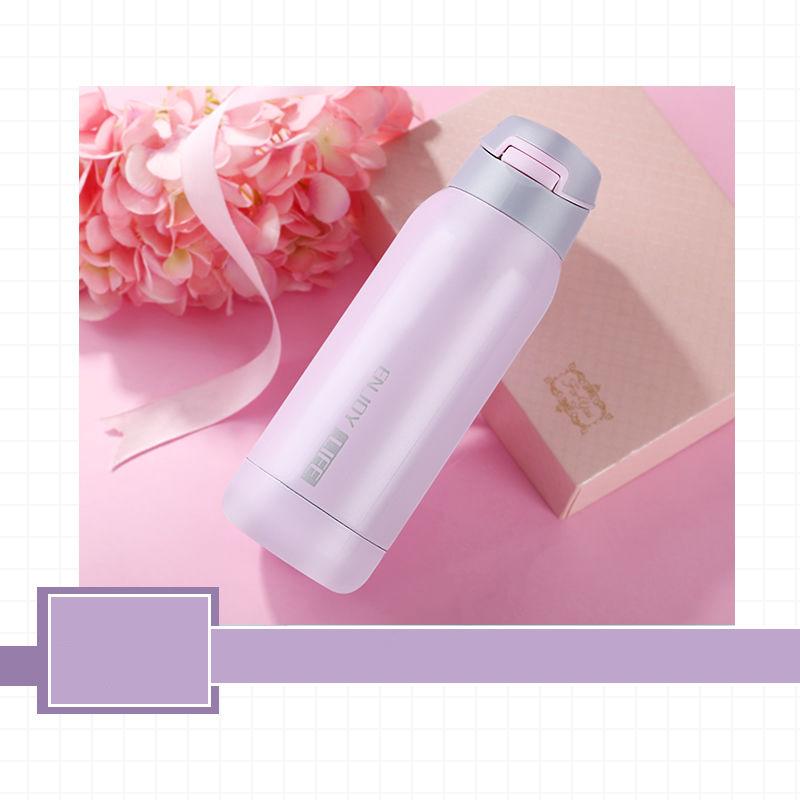 Thermos Mug with Straws for Adults, Men, Women, Children, Children Like Students, Korean Version, Small Capacity Car Water Cup