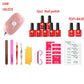 Nail art set 54W UV LED lamp nail Dryer Gel Nail Polish Set kit  Gel Varnish manicure tools kit