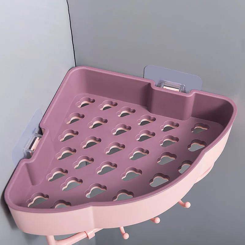 Multi-function Triangle Shelf Bathroom Kitchen Bathroom Wall Storage Rack