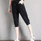 Cropped Trousers Women's Summer Dress Thin Loose and Thin Plus Size 7 Points Sports Shorts Casual Breeches Running Harem Pants