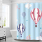 Nordic Bathroom Cartoon Shower Curtain Fabric Thickened Bathroom Waterproof and Mildew-proof Partition Curtain Hanging Curtain Shower Curtain
