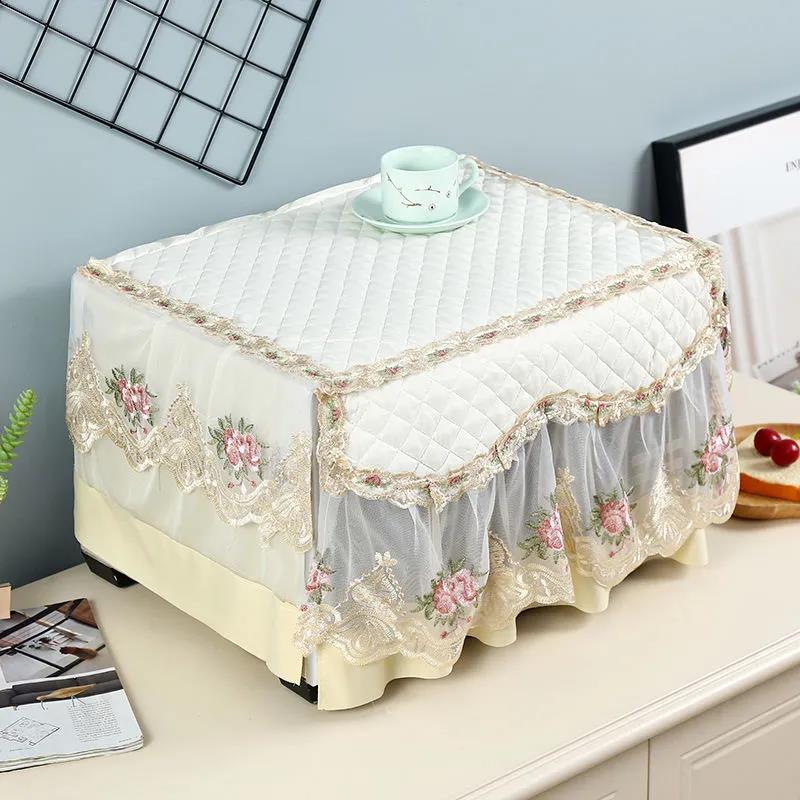 Microwave Cover Universal Plus Cotton Cover Towel Cover Cloth Simple Microwave Cover Kitchen Household Dust Cover