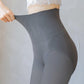 High Waist Abdomen Plus Velvet Thickened Leggings for Women To Wear Autumn and Winter Light Legs Artifact Stewardess Gray All-in-one Skin Warm Pants
