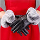Birthday present Winter Warm gloves Christmas gift Woman Trend fashion gloves Plush Cotton gloves