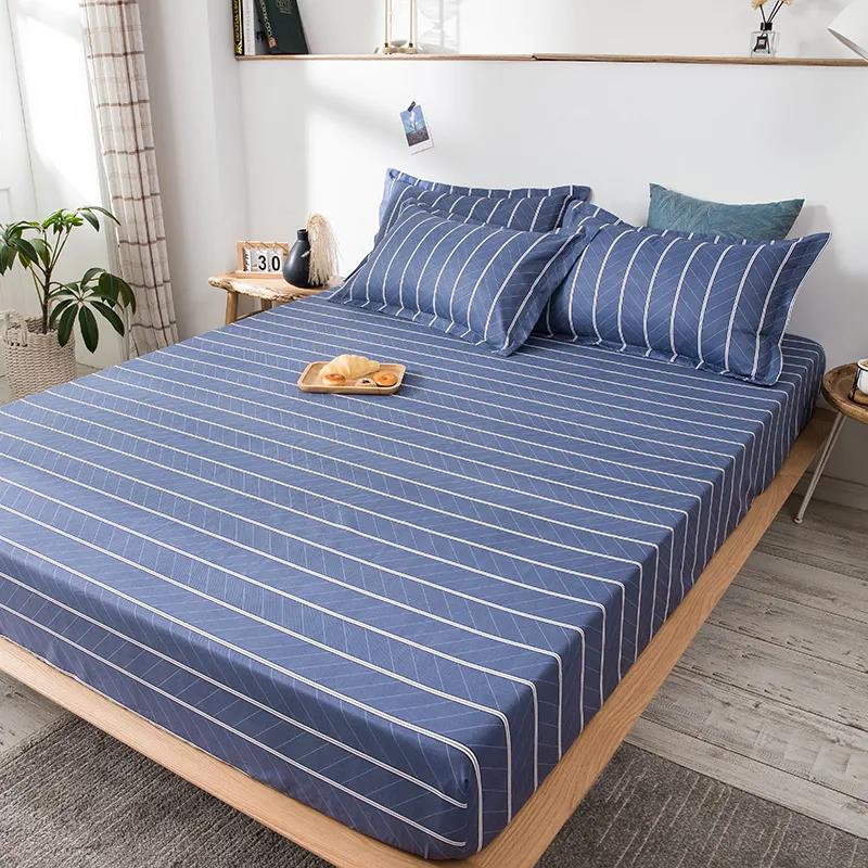 One Piece Non-slip Wear-resistant Cotton Mattress Cover Double Bedroom Mattress Protector 2.0m