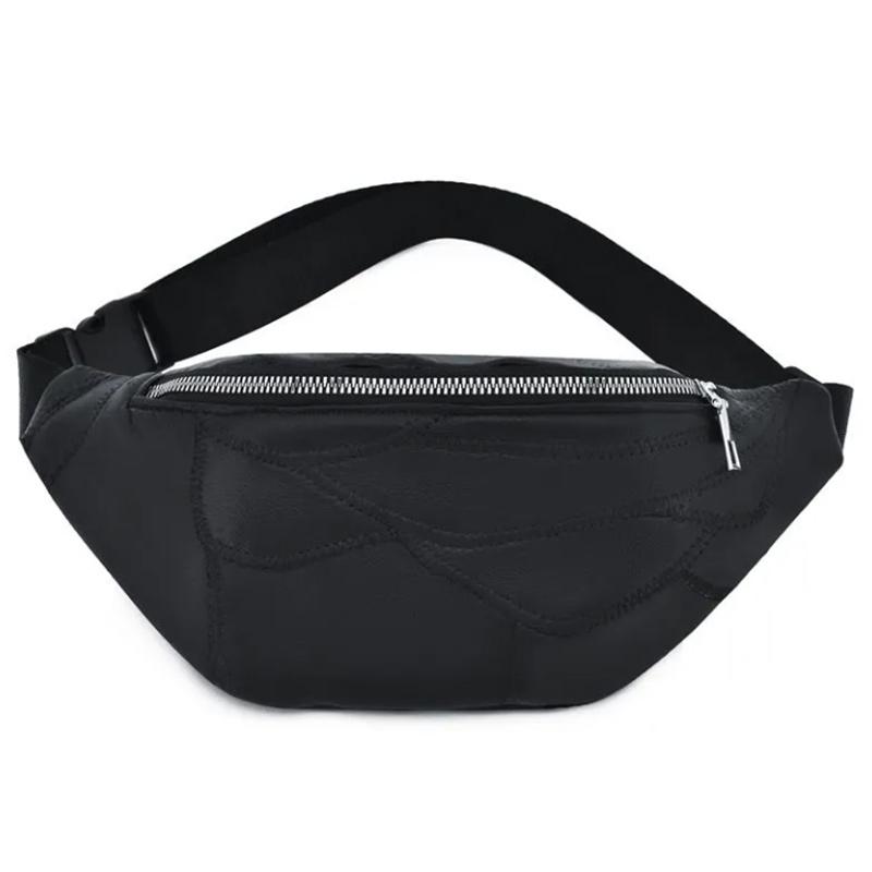 Men's and Women's Waist Bag Waterproof Wallet Multi-zipper Running Cycling Sports Bag Business Cash Register Bag