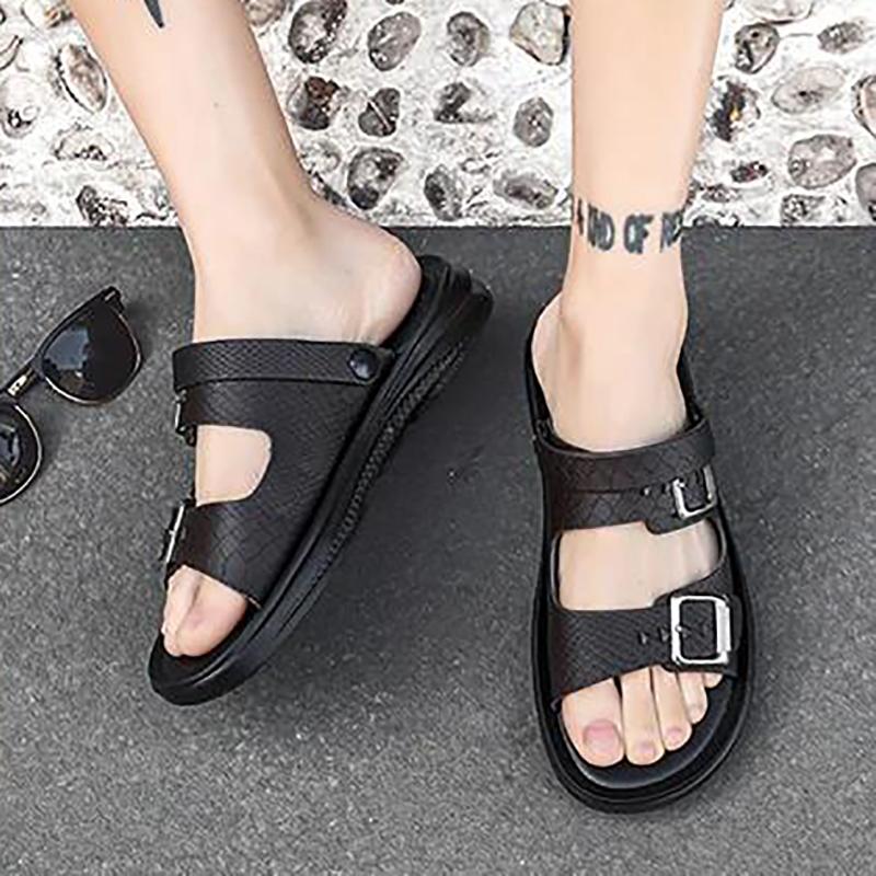 Sandals Men's Slippers Men's Summer Sandals and Slippers Korean Beach Shoes Outdoor Shoes