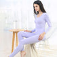 Women Winter Autumn Thermal Underwear Plus Velvet O-neck Female Tight Suit Thicken Windproof Comfortable Soft Lining Long Sleeve High Elasticity Slim