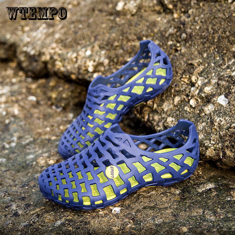 Pair of Shoes Unisex Breathable Mesh Sports Leisure Beach Shoes Sandals Non-slip