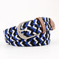 Belt Women Causal Leather Cover Buckle Woven Elastic Stretch Golf Wide Canvas Belts