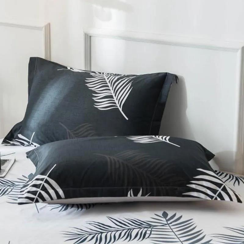 Pillow Cover Large Single Simple Cartoon Student Dormitory Pillow Core Cover A Set 48*74cm
