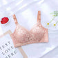 Summer Thin Sexy Lace Breathable Hole Cup Underwear Gathers Breasts Without Steel Ring Bra