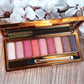 Eyeshadow Pencil Glitter Powder Waterproof Super 9 Grid Matte Pumpkin Earth Matte Eyeshadow  Palette