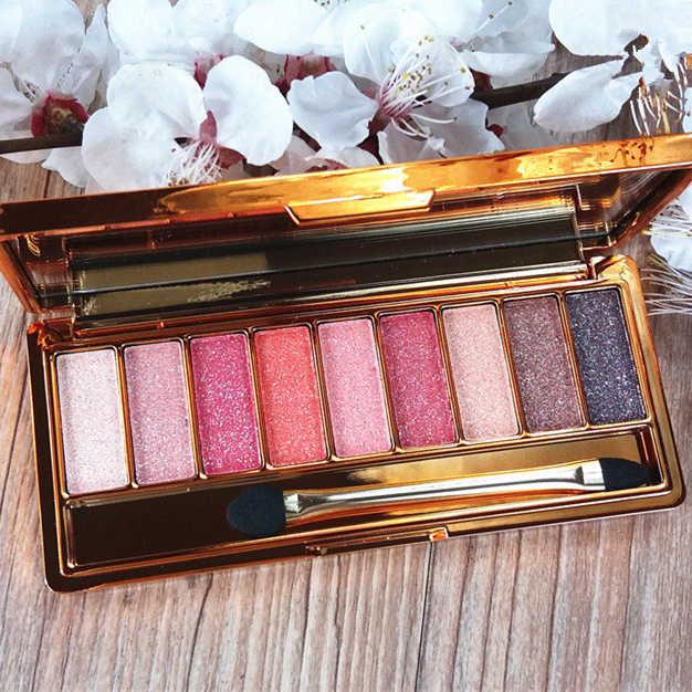Eyeshadow Pencil Glitter Powder Waterproof Super 9 Grid Matte Pumpkin Earth Matte Eyeshadow  Palette