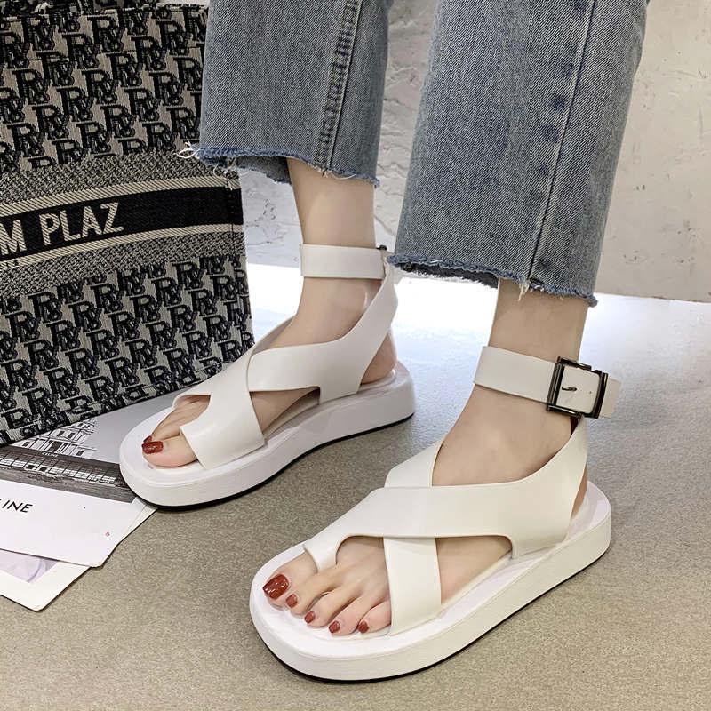 High Quality Sports Sandals Women Summer Thick -Soled Platform Shoes  Casual Beach Roman Shoes Women 'S Shoes