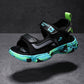 Boys Leather Sandals Summer Children's Beach Shoes Student Soft-soled Non-slip Shoes
