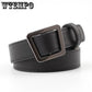 Belts Women Leather Imitation Paint Surface Alloy Buckle