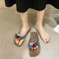 Korean Fashion Summer Seaside Vacation Beach Flip Flops Flat Bottom Non-slip Bathroom Student Slippers