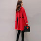 Winter and Spring Women's Mid-length Woolen Coat Fashionable Loose Popular Woolen Coat