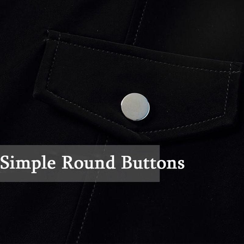 Plus Velvet Thick Korean Men's Leather Jacket Short Velvet Stand-up Collar Slim-fit Motorcycle Jacket Autumn and Winter