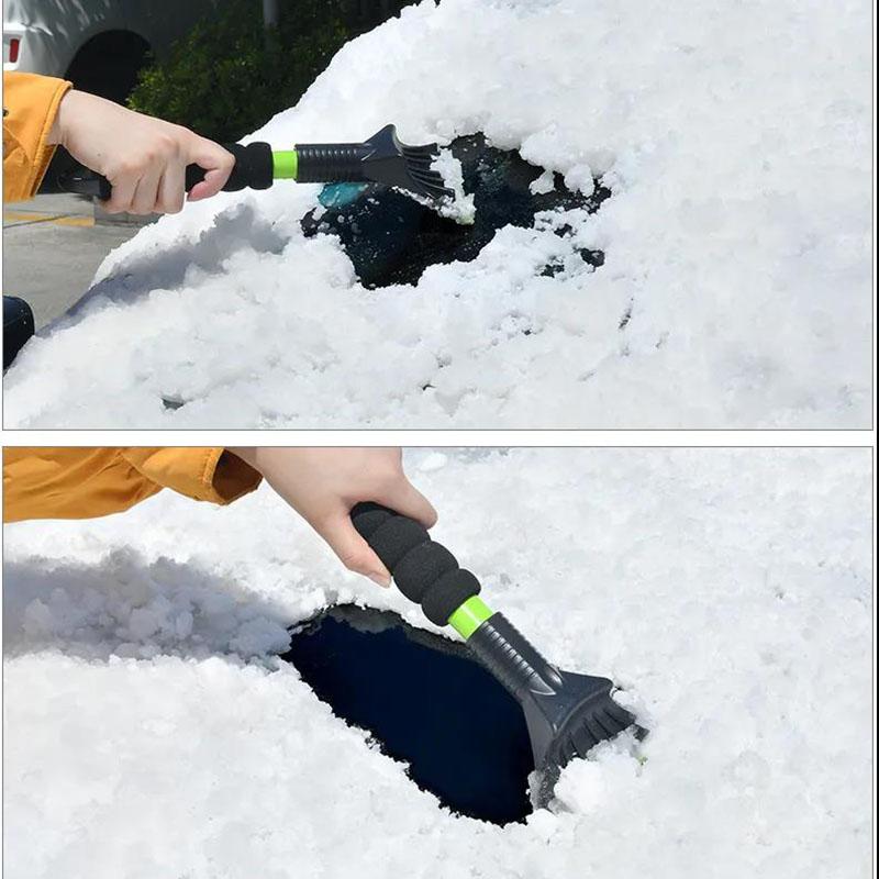 Automobile Snow Removal Shovel Multifunctional Snow Removal Artifact Glass Defrosting Snow Scraper Deicing Brush Winter Snow Removal Tool