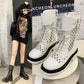 Chimney Boots Candy Color Women's Shoes Hollow Hole Cool Boots Motorcycle Boots Martin Boots Thick Bottom