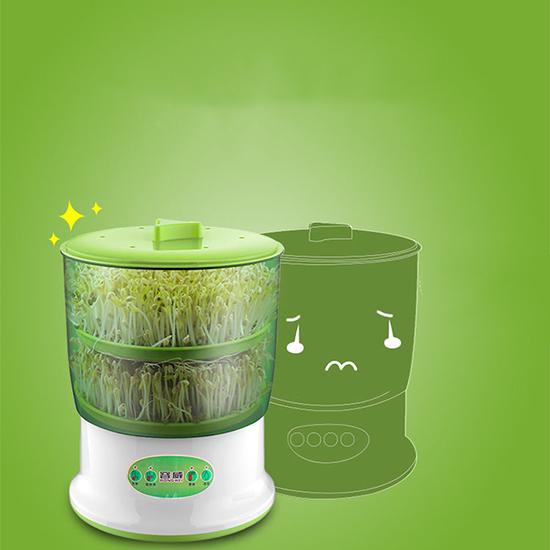 2/3 Layer Automatic Bean Sprout Machine Homemade Sprout Bud Machine Bean Sprouts Maker Seeds Growing