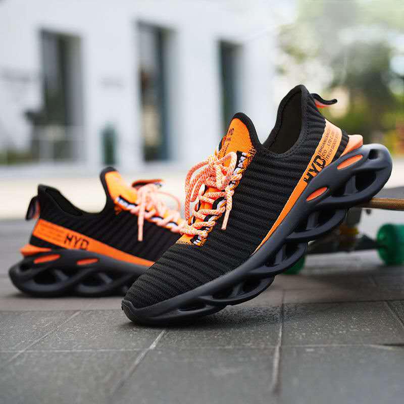 Summer Breathable Blade Net Shoes Men's Light Running Shoes Casual Running Shoes Men's Mesh Shoes