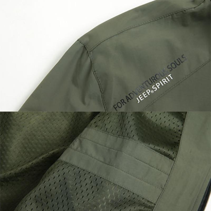 Jeep Shield Jacket Men's Autumn Outdoor Loose Large Size Thin Casual Top Jacket Men