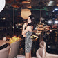 Four Seasons Dress Bottoming Zebra Pattern One-piece Short Skirt Female Slim Sexy Bag Hip Sling Was Thin Waist Skirt Female