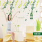 Living room background fresh garden decoration sofa wall sticker bedroom bedside sticker