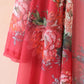 Women's Sun-Dress 1pcs Chiffon Cardigan Flowers Sun Protection Clothing Mid-length Plus Size Loose Outer Thin Coat Beach Air-conditioned Rooms
