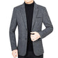 Middle-aged Men's Wool Stand Collar Jacket Autumn and Winter Fashion Handsome Gentleman Send Sweater Dress Jacket