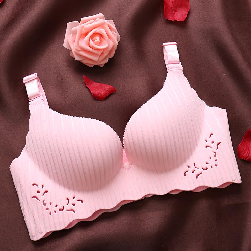 Seamless Underwear Bras Women Sexy Lace Underwear Gathered Underwear Wire Free Underwear Bra