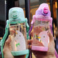 Wtempo 350ml Feeding Bottles Cups For Babies Kids Water Milk Bottle Soft Mouth Duckbill Sippy Baby F